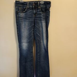 American Eagle Outfitters Dark Blue Boot Cut Jeans